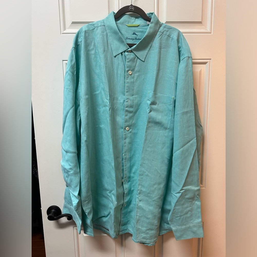 Tommy Bahama 4XLT linen shirt.